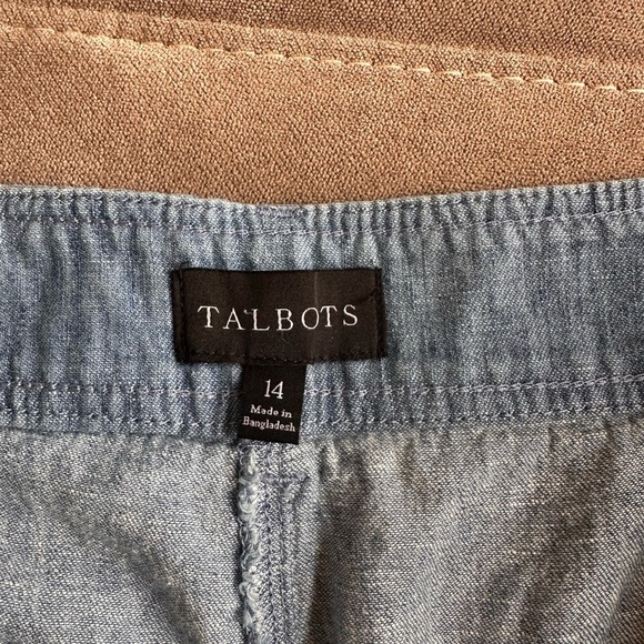 Talbots Light Blue Denim Shorts - Picture 2 of 8
